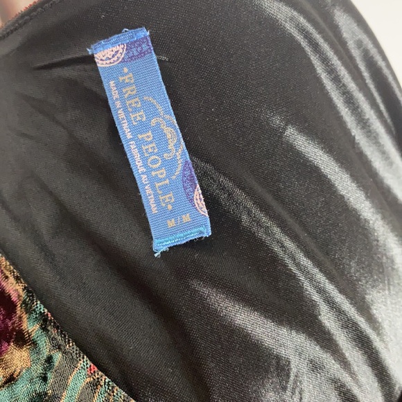 Grunge 90s velvet vintage retro floral fall boho - Picture 9 of 9